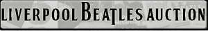 Liverpool Beatles Auction